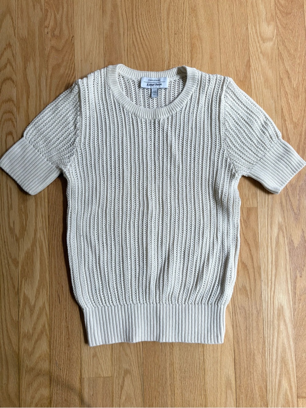 & Other Stories Paris Atelier Rib Knit Top